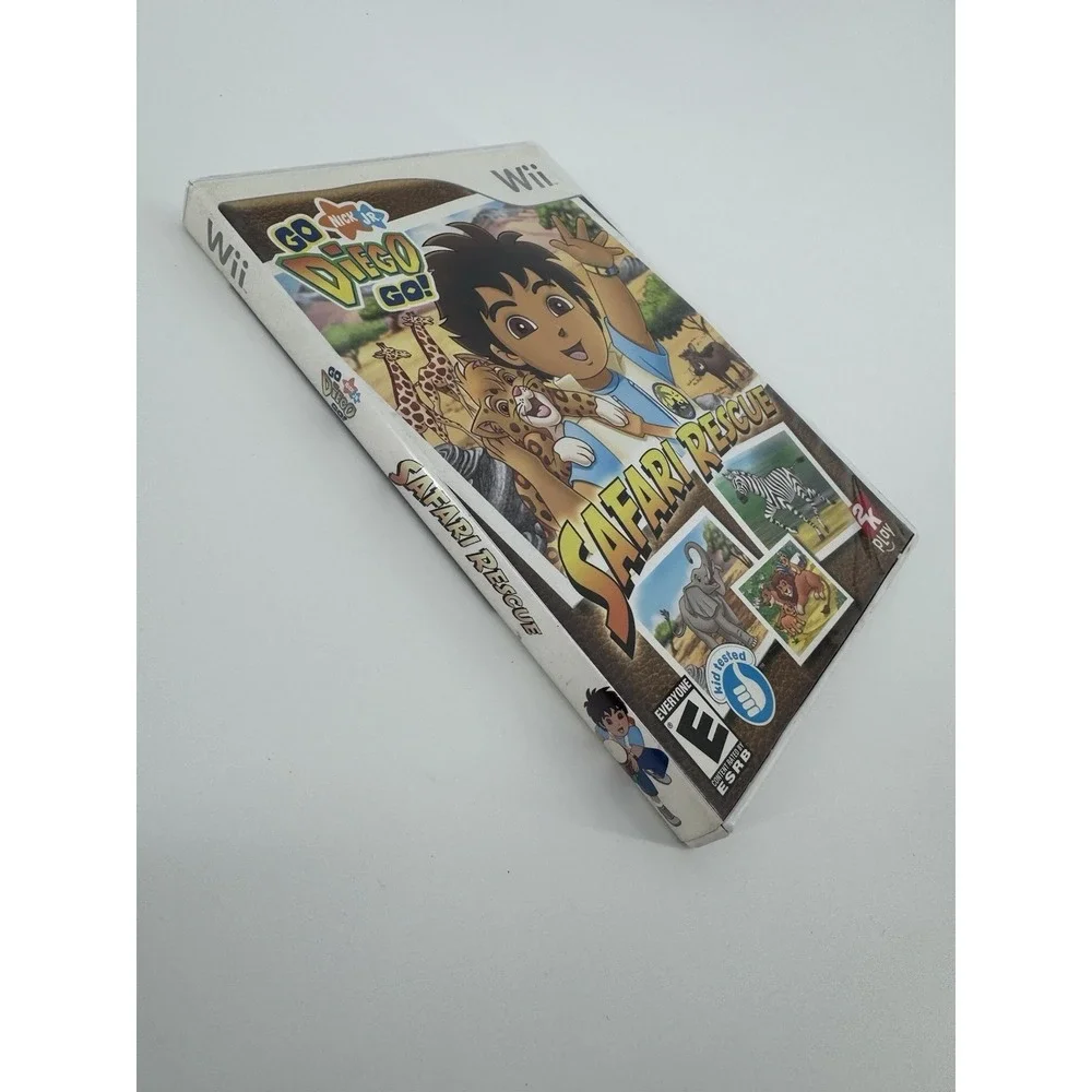 Go Diego Go Safari Rescue Nintendo Wii 2K Play With Manual CIB